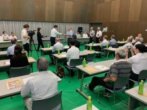 表彰の様子