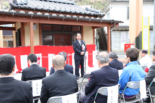 「観光客に地域のぬくもりを感じてもらえれば」と大西市長