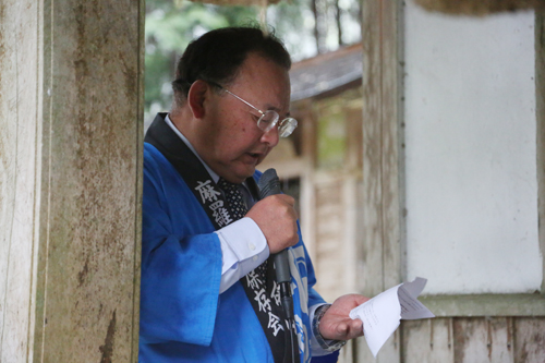 「地区住民一丸となって、伝統と文化を守っていきたい」と三浦自治会長