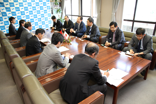 平成22年4月以来2度目の表敬訪問