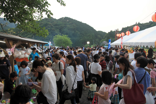 ＪＲ美祢線を利用する来場者も多かった