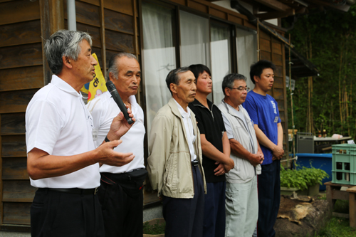 工房名には「ふるさと、猪鹿の命、地域の発展を想う気持ちを込めた」と増野代表