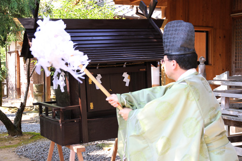 やきとり神社は8月27日・28日の西日本やきとり祭りin長門の会場に設置される