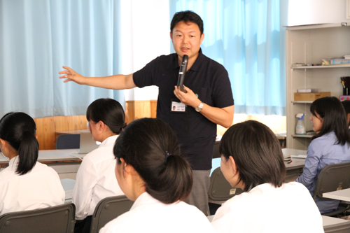 後半は山口県立総合医療センターの原田昌範医師が講話を行う