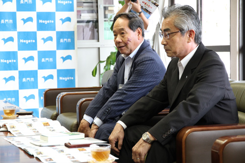 「祭りを通じて、地域の知名度アップが図れれば」と大西市長