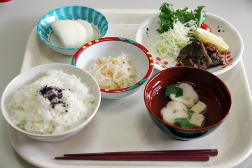 この日提供された昼食の献立