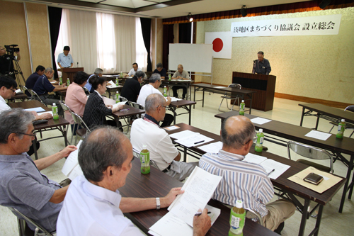 東深川の6自治会で構成される湊地区に、市内9番目のまちづくり協議会が設立された