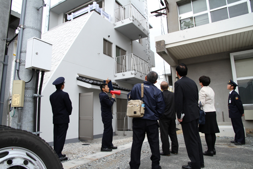 消防職員だけでなく、一般の講習や訓練にも利用できる訓練塔
