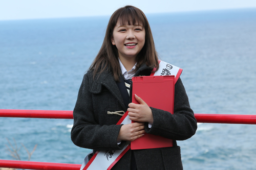 「興味深そうに話を聞いてもらえて良かった。これからも海外の人に山口県の魅力を伝えたい」と村重さん
