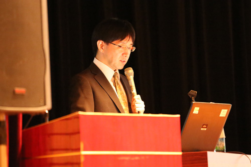 山口県立こころの医療センターの兼行浩史院長が講演