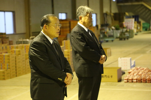 「安心・安全な農産物の安定供給を」と小田保男代表理事組合長