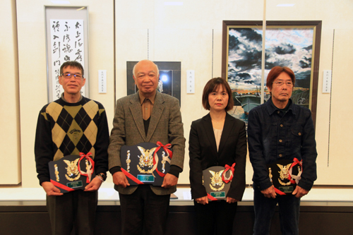 長門市長賞、長門市議会議長賞、長門市教育長賞、長門文化協会長賞に輝いた受賞者