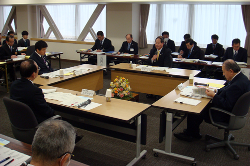 萩市、浜田市、益田市、長門市の各市長による意見交換が行われた