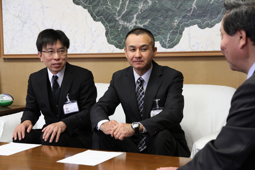 併任徴収職員として、山口県から2人の職員が派遣された