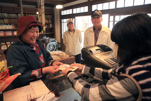 この日最初の入館者は和歌山県からの来訪者