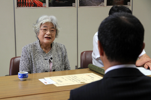「一人で悩んでいる相談者の話をしっかり聞いてあげられたことがよかった」と振り返る西本さん