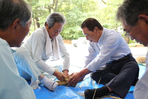 毎年、藤中区の住民が制作を担当