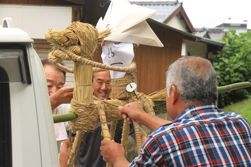 この日は、西深川境川区を経由し、日置長崎まで送られた