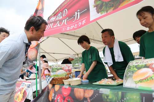 4月に開設された長門市6次産業化支援施設「ながとラボ」も出店