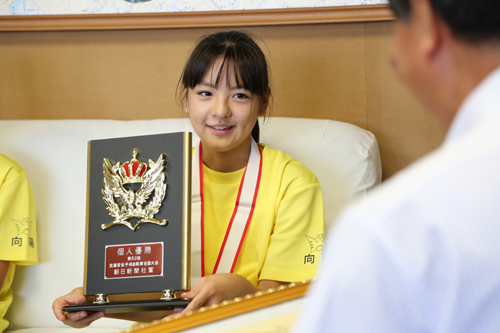 個人優勝を果たした松谷さんは、188人の出場者の中で唯一満点の成績を残した