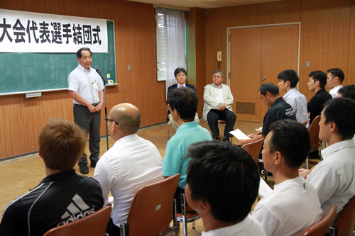 「健康のために一生涯スポーツを続けてほしい」と大西市長