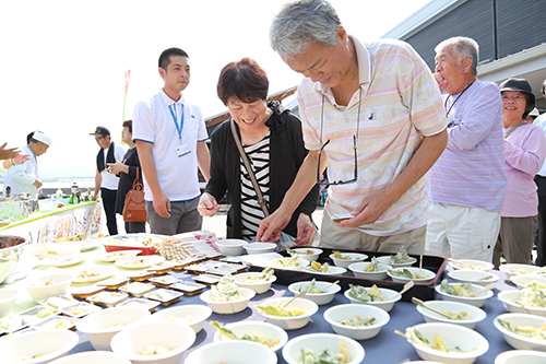 来場者からは「どれもあっさり食べられた。ねばりと甘みがあっておいしかった」といった声が聞かれた