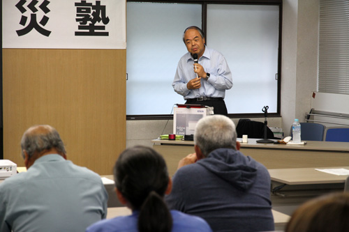 総務省消防大学校の瀧本浩一客員教授による講演