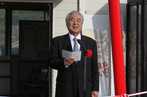 「交流人口の拡大につながることを期待したい」と長門市観光コンベンション協会の大谷会長
