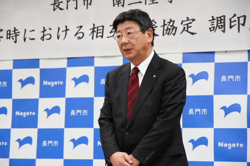 「万一の際は、災害対応のノウハウを持った職員を派遣し、しっかりと支援をしていきたい」と佐藤町長