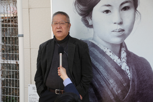 「こうしてこれからも、みすゞさんの世界を描いた作品がひとり歩きしていってくれれば」と話す尾崎さん