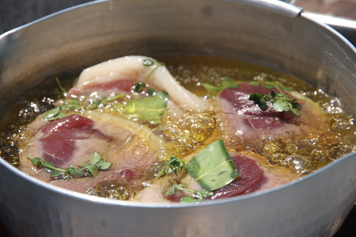 長門市産の猪肉を使ったコンフィ
