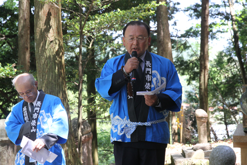 「地区住民をあげて伝統を守っていきたい」と三浦代表