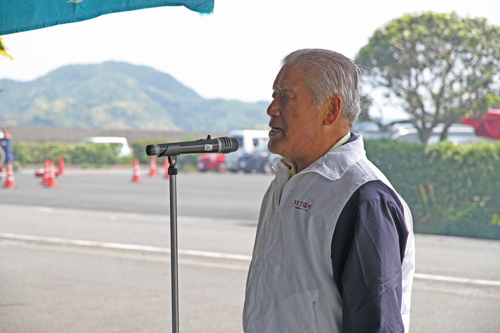 祭りが地域の交流のきっかけになってほしいと願うＮＰＯまちづくりＮＥＴ深川の小林武人理事長