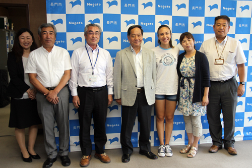 7月12日から8月8日まで長門市に滞在する予定