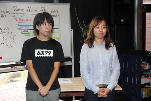 3年の任期を終えた磯野隊員（写真左）と大迫隊員（写真右）