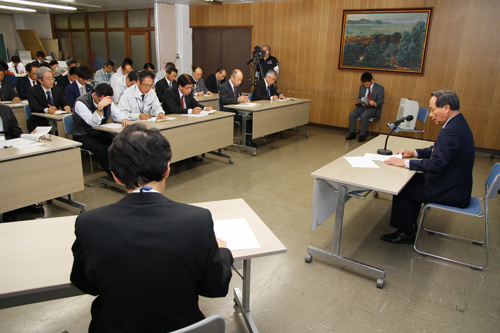 各施策が最小の経費で最大の効果が発揮できるよう、予算編成に臨むことを指示