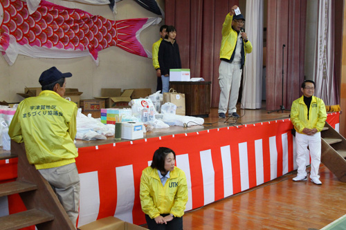 宇津賀地区まちづくり協議会の主催により、趣向を凝らしたイベントとなった