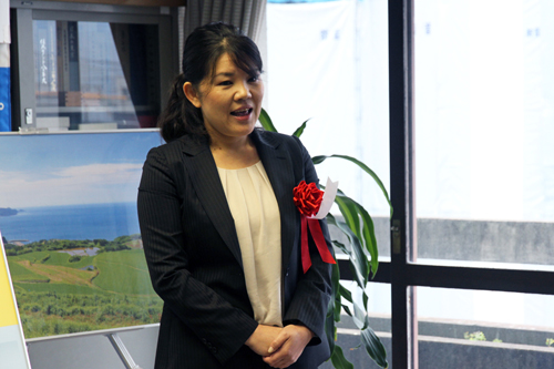 「つなぐをイメージして制作した」とKeysの藤田千秋代表