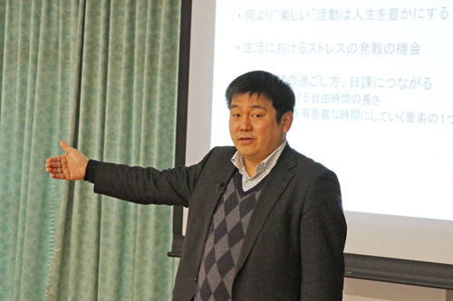 川崎医療福祉大学の重松孝治氏が講師を務めた