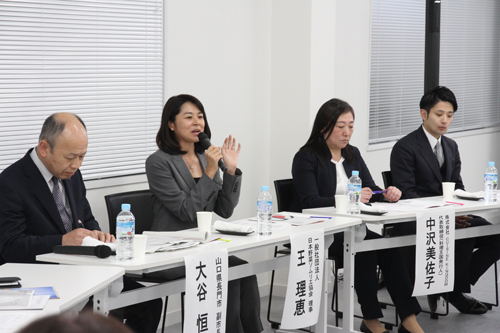 パネラーとして登壇した日本野菜ソムリエ協会理事の王理恵さん