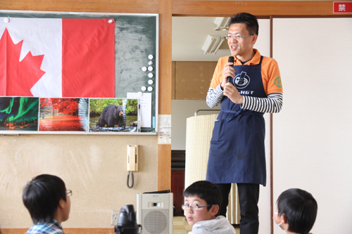 カナダ料理を調理したチームＮＧＴの西原代表