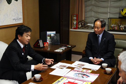 「チャンスをしっかり民間で活かしたい」と藤田会長