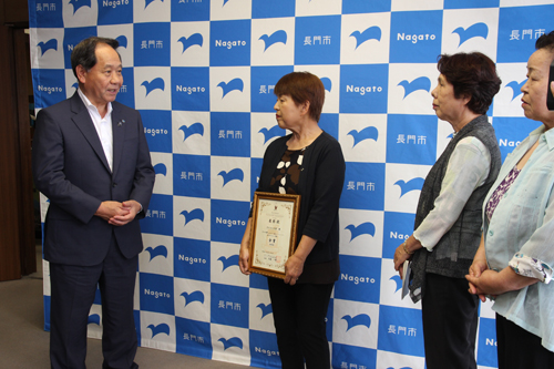 「今後の大きな励みになるのでは」と大西市長