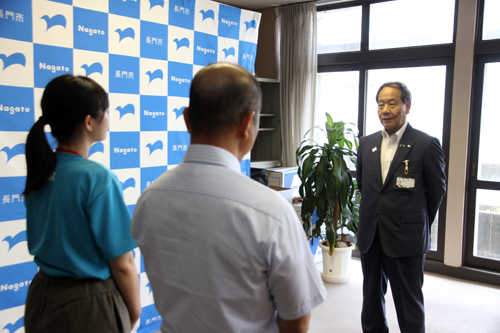 「気が付いたことをどんどん提言してほしい」と大西市長