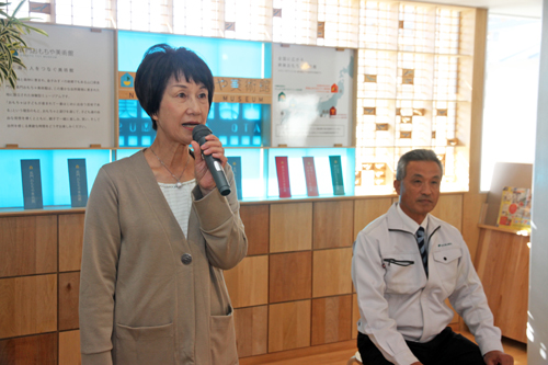 「地域企業とともに新たな木育に取り組みたい」と岩本理事長
