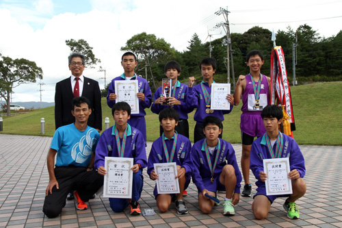 中学校の部の優勝は日置中学校
