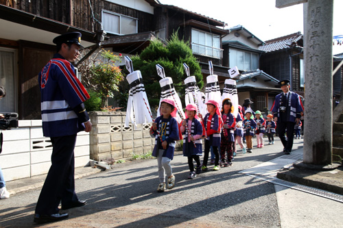 約２０分ほど保育園周辺をまわりました