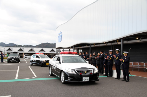 年末年始特別警戒隊出動式及び安全指導出動式が実施された