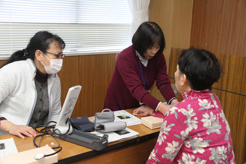 保健師による健康チェック