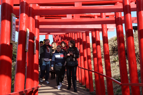 はじめに元乃隅神社を視察した